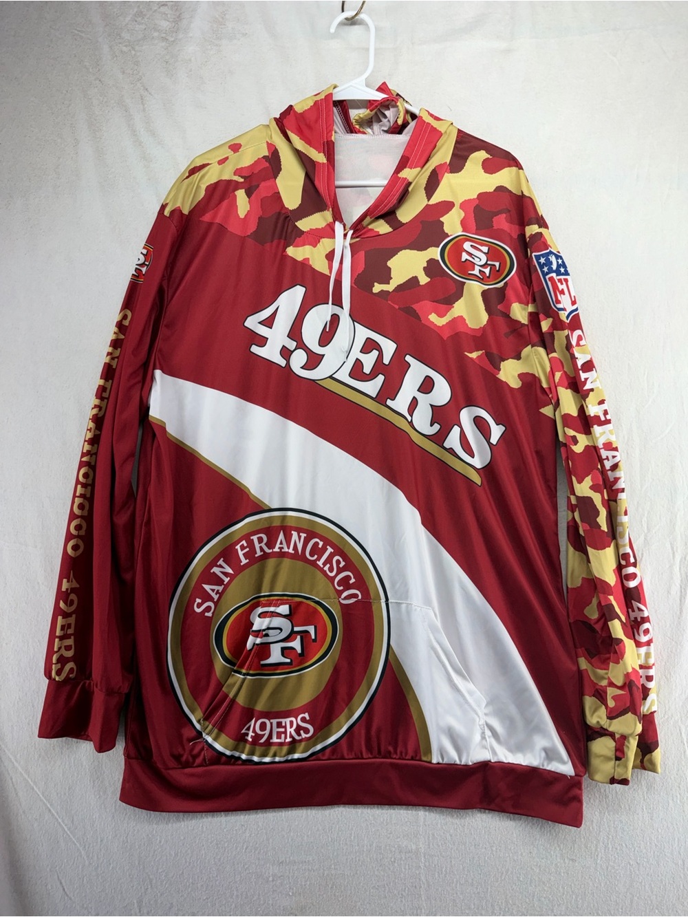 San Francisco 49ers Lightweight men's 2XL Hoodie NFL